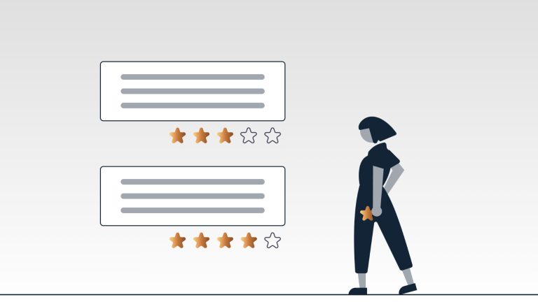 Gestione delle recensioni online e valutazioni a stelle da parte degli utenti