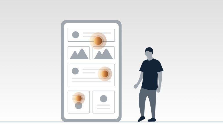 Analisi dei punti di interazione utente su interfaccia mobile